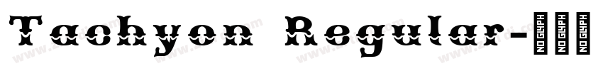 Tachyon Regular字体转换